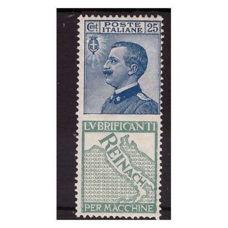 REGNO 1924 PUBBLICITARI REINACH 25 Cent NUOVO