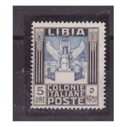 LIBIA 1940 - PITTORICA   5 LIRE   -  NUOVO **