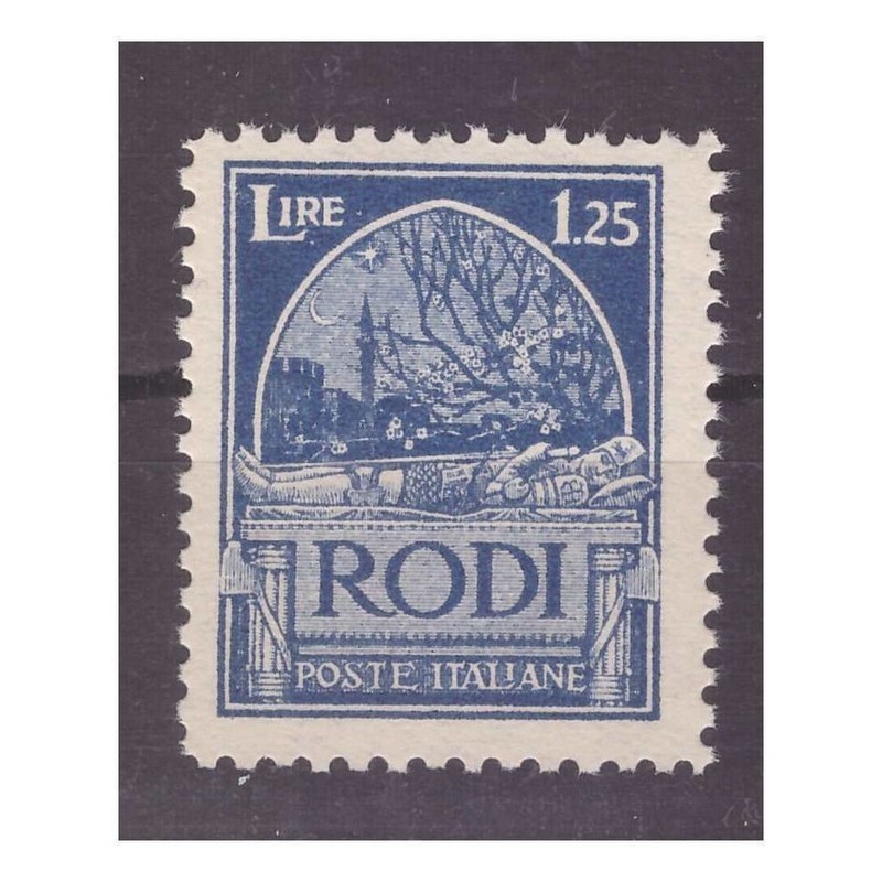 EGEO  1929   -   PITTORICA  DENT. 11   -   LIRE 1,25    NUOVO **