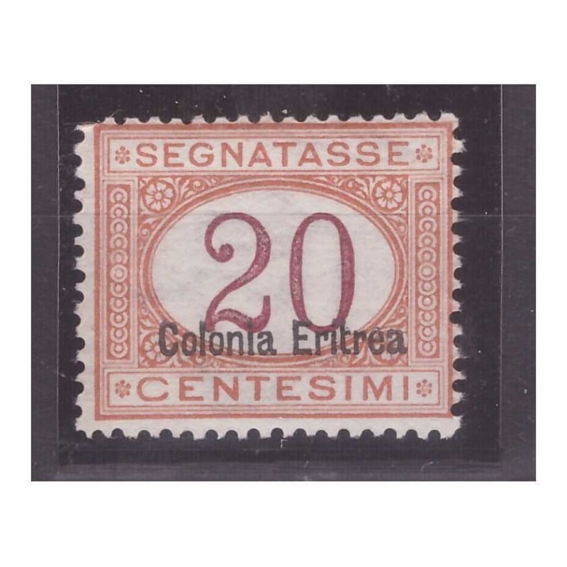 ERITREA  1920  -  SEGNATASSE   - CENTESIMI  20  -   NUOVO **