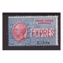 LIBIA 1915 - ESPRESSI  30  CENTESIMI   NUOVO **