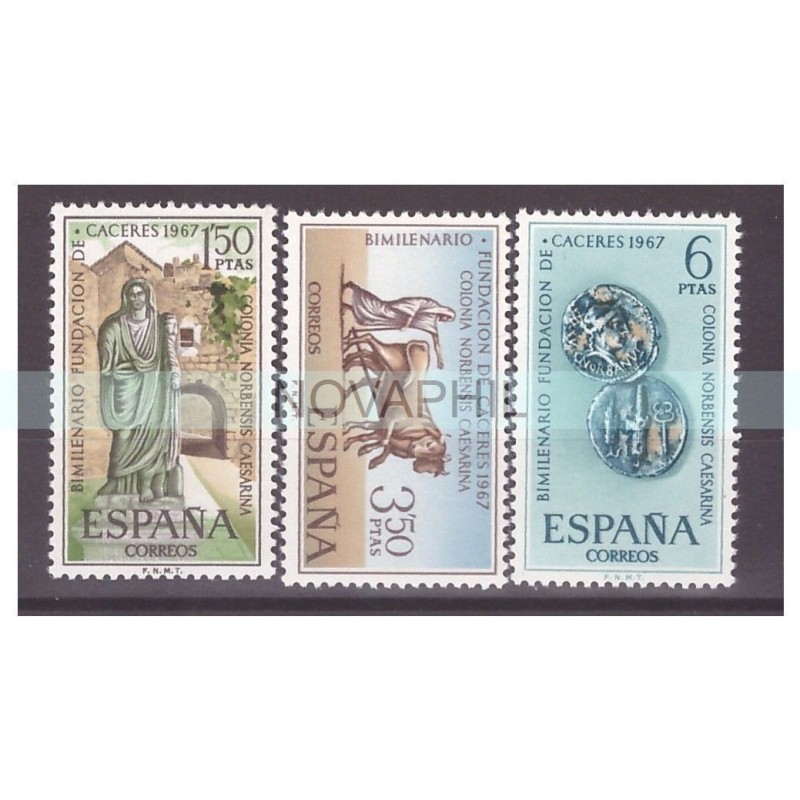 SPAGNA 1967 - FONDAZIONE DI CACERES - SERIE NUOVA **