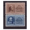 LUOGOTENENZA 1945 - POSTA PNEUMATICA SERIE NUOVA ** Dante e Galilei