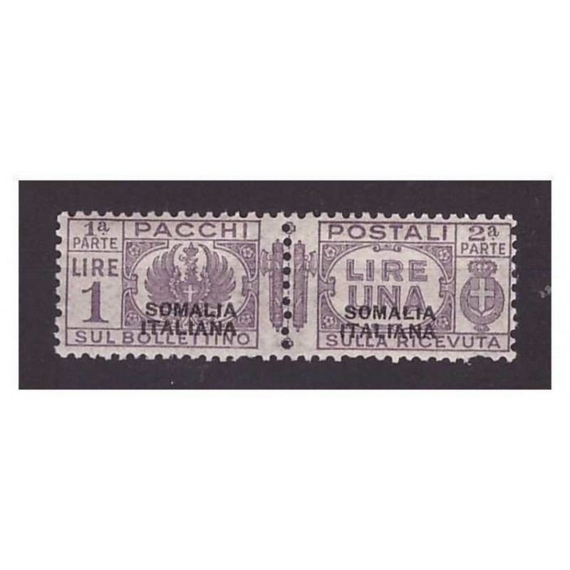 SOMALIA  1931 - PACCHI POSTALI   1 LIRA   NUOVO   **