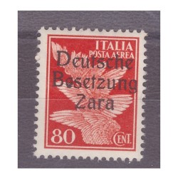 ZARA 1943 POSTA AEREA - CENTESIMI 80 - SECONDO TIPO NUOVO **