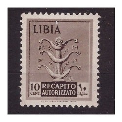 LIBIA 1942  -  RECAPITO AUTORIZZATO   -    NUOVO **