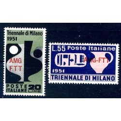 TRIESTE A - 1951 TRIENNALE DI MILANO  SERIE   NUOVA **